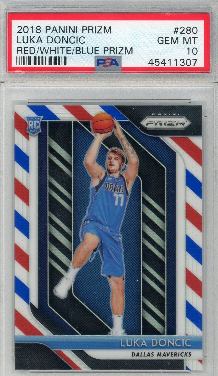 PSA10! RC! Luka Doncic 2018-19 Panini Prizm Basketball #280 PSA 10